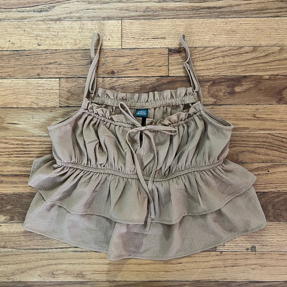 WILD FABLE RUFFLE BABY DOLL TANK